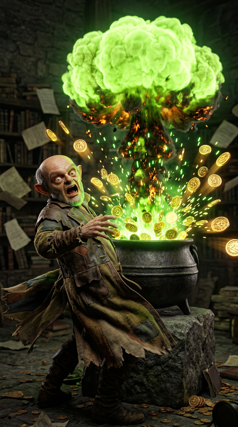 Cauldron eruption